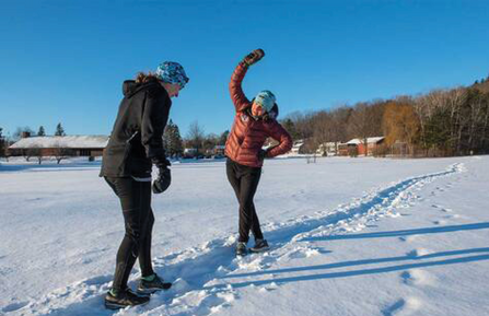 Cold weather exercise