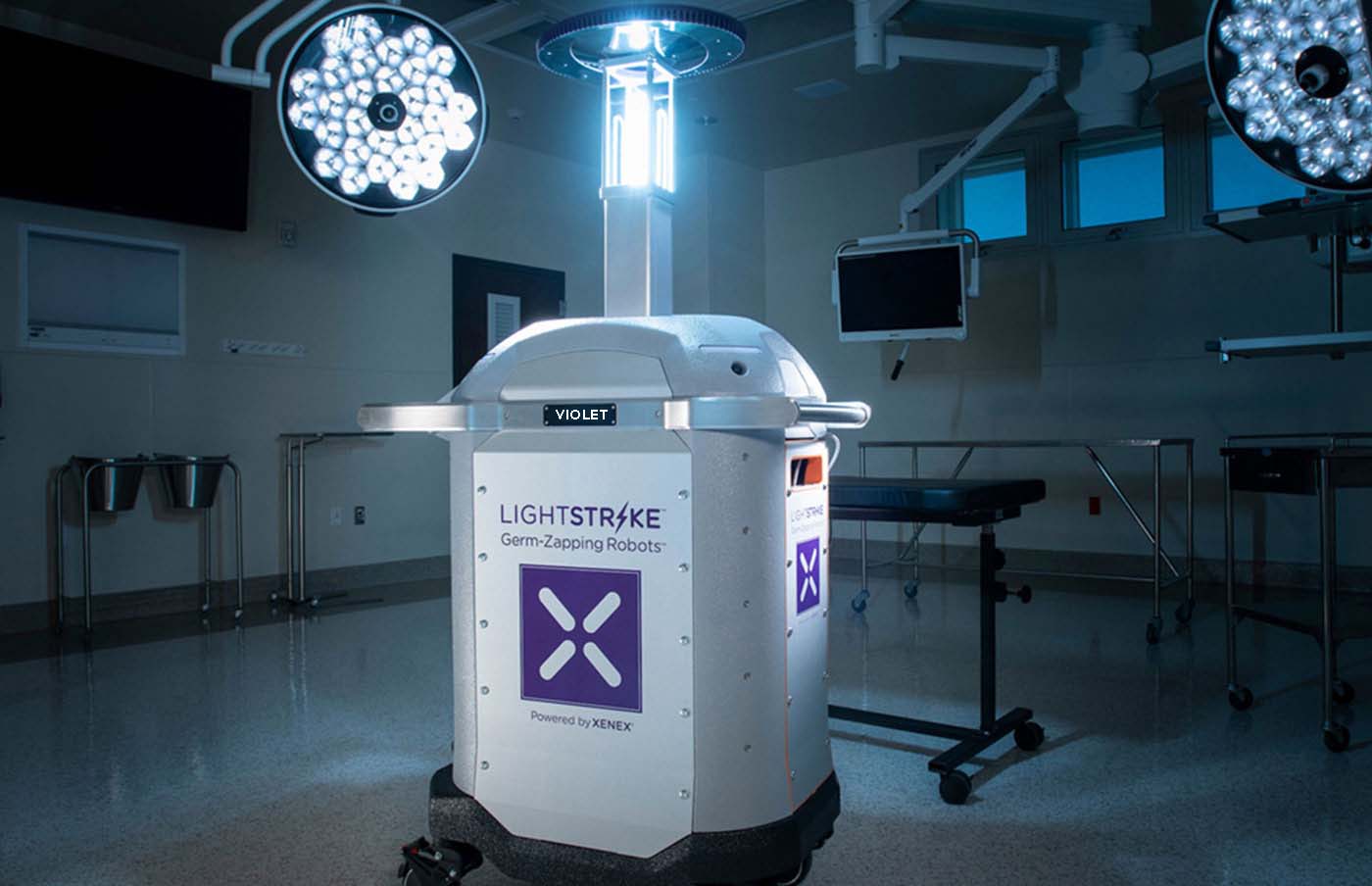 The APD Germ Zapping Robot Now Has A Name News Stories Alice Peck 